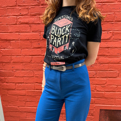 t-shirt - block party festival recto