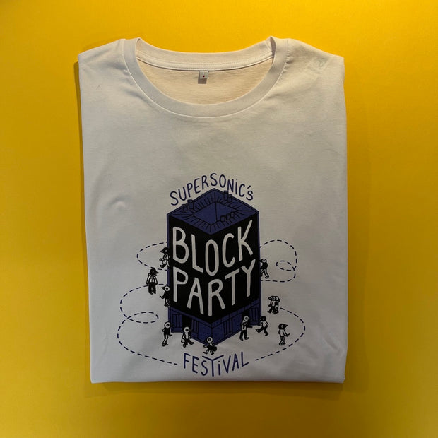 T-shirt blanc Festival Block Party